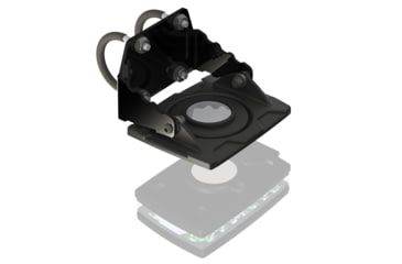 Image of Guardian Angel Bike/Rail U Bracket Mount with Magnetic Mount, Black, GA-ELT-UBM