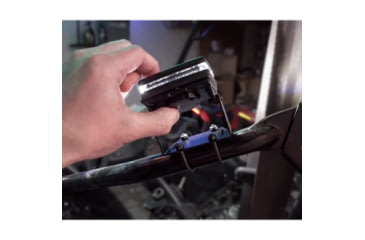 Image of Guardian Angel Bike/Rail U Bracket Mount with Magnetic Mount, Black, GA-ELT-UBM