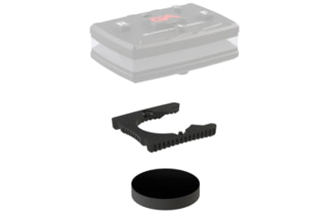 Image of Guardian Angel Hard Hat Mount with Magnetic Mount, Black, ELT-HHM