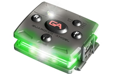 Image of Guardian Angel Micro Series Wearable Safety Light, Green/Green, MCR-G/G