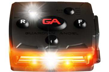 Image of Guardian Angel Micro Series Wearable Safety Light, Orange/Orange, MCR-O/O