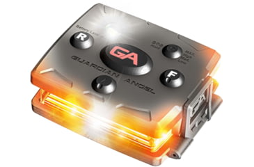 Image of Guardian Angel Micro Series Wearable Safety Light, Orange/Orange, MCR-O/O