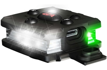 Image of Guardian Angel Micro Series Wearable Safety Light, White/Green, MCR-W/G