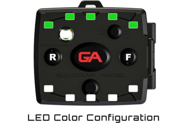 Image of Guardian Angel Micro Series Wearable Safety Light, White/Green, MCR-W/G