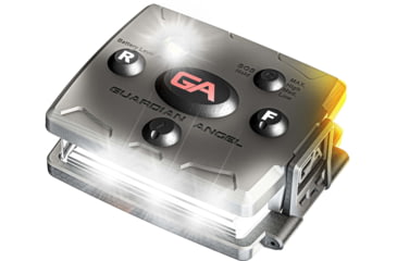 Image of Guardian Angel Micro Series Wearable Safety Light, White Orange, MCR-W/O