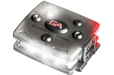 Image of Guardian Angel Micro Series Wearable Safety Light, White/Red, MCR-W/R