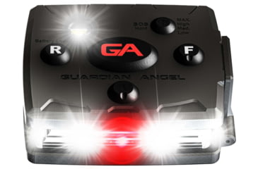 Image of Guardian Angel Micro Series Wearable Safety Light, White/White, MCR-W/W