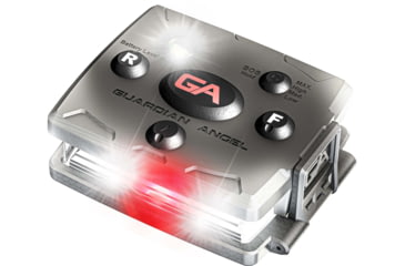 Image of Guardian Angel Micro Series Wearable Safety Light, White/White, MCR-W/W