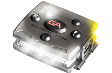 Image of Guardian Angel Micro Series Wearable Safety Light, White/Yellow, MCR-W/Y