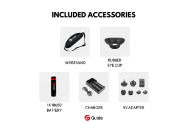 Image of Guide USA TD633 LRF 2x35mm 30mm Tube Thermal Imaging Monoculars, 640x512, Black, TD633L