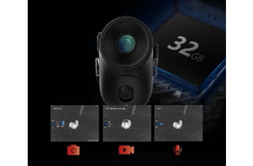 Image of Guide USA TD653 LRF 2.6x50mm 30mm Tube Thermal Imaging Monoculars, 640x512, Black, TD653L