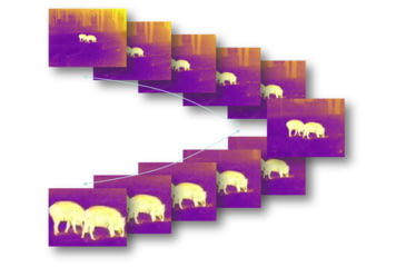 Image of Guide USA TK Gen2 Series TK431 2.3-9.2x35mm Thermal Monocular, 400x300, Black, TK431