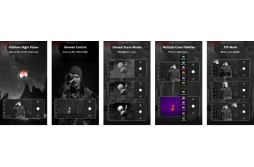 Image of Guide USA TK Gen2 Series TK431 2.3-9.2x35mm Thermal Monocular, 400x300, Black, TK431