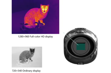 Image of Guide USA TK Gen2 Series TK431 2.3-9.2x35mm Thermal Monocular, 400x300, Black, TK431