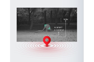 Image of Guide Sensmart TL Series TL650 2-16x50mm Fusion Monocular and Range Finder. 640x480, Black, TL650