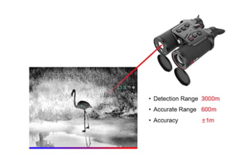 Image of Guide USA TN series LRF TN630 2.0-16x30mm Thermal Binocular, 640x480, Black, TN630LRF