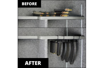 Image of Gun Storage Solutions Gss Magminder Undershelf Magazine Rack