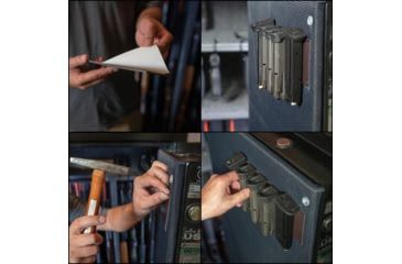 Image of Gun Storage Solutions Gss Magmount 3x10 Magnet Strip For Metal Magazines 2-pk