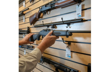 Image of Gun Storage Solutions Gss Slatwall/pegboard Horizntl Gun Cradles 10 Pack Hlds 5guns