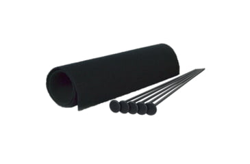 Image of Gun Storage Solutions Gss Small Rifle Rod Kit 5 Blk Rifle Rods .22 Cal 19x15