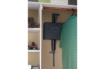 Image of GunVault AR Vault Biometric Gun Safe, Fingerprint Lock, 1x9V Battery, Black, ARB1000