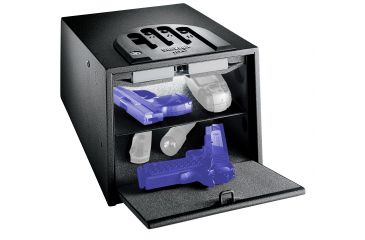 Image of GunVault Bio MultiVault Biometric Pistol Safe w/ Fingerprint Recognition, 10.1x7.9x14in 