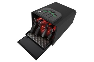 Image of GunVault Gunvault Multi-Vault Handgun Safe, 4 Pcs, Black, 4 handgun GV2050-19