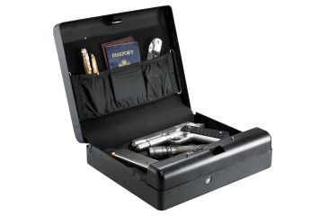 Image of Gun-Vault MicroVault XL Fingerprint Pistol Safe MVB 1000