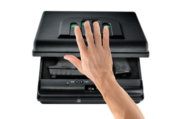 Image of Gunvault MV105019 MicroVault XL Personal Safe, Illuminated Keypad, Manual Key, MV1050-19