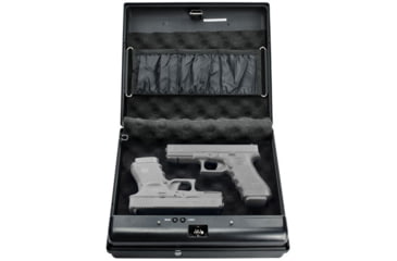 Image of Gunvault MV105019 MicroVault XL Personal Safe, Illuminated Keypad, Manual Key, MV1050-19