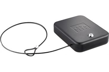 Image of Gunvault Nanovault Portable Safe w/ Key Lock System, 8.25x6x1.75in - NV100 