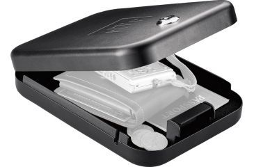 Image of Gunvault Nanovault Portable Safe w/ Key Lock System, 8.25x6x1.75in - NV100 