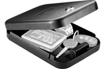 Image of Gunvault Nanovault Portable Safe w/ Key Lock System, 8.25x6x1.75in - NV100 