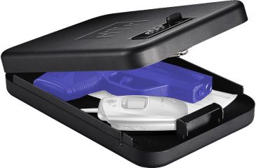 Image of Gunvault Nanovault Portable Firearm Safe w/ Combination Lock, 9.5x6.5x1.75in - NV300 