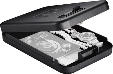 Image of Gunvault Nanovault Portable Firearm Safe w/ Combination Lock, 9.5x6.5x1.75in - NV300 