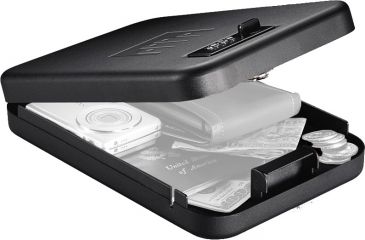 Image of Gunvault Nanovault Portable Firearm Safe w/ Combination Lock, 9.5x6.5x1.75in - NV300 
