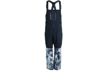 Image of Habit Anglers Bluff Rain Bib - Mens, Habit Gray Waves/Black, Medium, RS10033-O-8-6-M-4G5