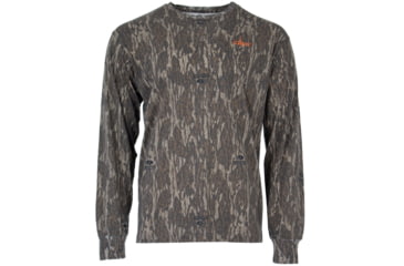 Image of Habit Bear Cave Long Sleeve MO Bottomland Tee - Men's, Large, Mossy Oak Bottomland Camo, TS10006L