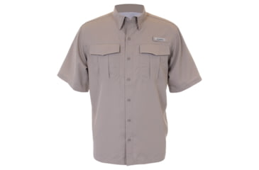 Image of Habit Belcoast River Guide Short Sleeve Fishing Shirt - Mens, Atmosphere, 2XL, TS1347-697-2X