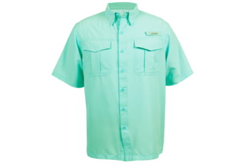 Image of Habit Belcoast River Guide Short Sleeve Fishing Shirt - Mens, Limpet Shell, 3XL, TS1347-842-3X