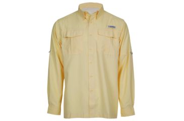 Image of Habit Belcoast River Shirt Long Sleeve - Mens, Pale Banana, 4XL, TS1348-843-4X