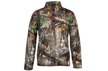 Image of Habit Boar Ridge Fleece Pullover - Mens, Realtree Edge/Cub, Large, FJ1333-0A4-L