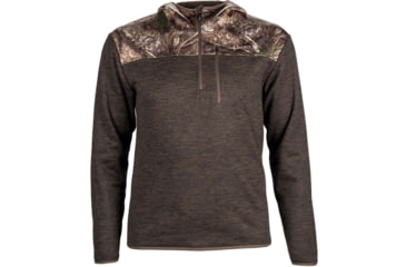 Image of Habit Mens 1/4 Zip Hooded Fleece Pullover 1409606