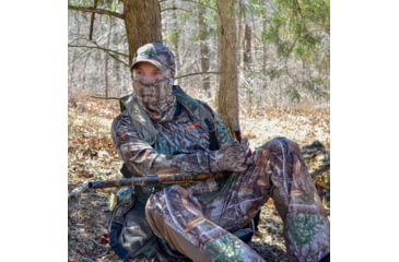 Image of Habit Piedmont Point Reversible Hooded Performance Layer - Mens, Realtree Edge/Black, Small, PT1424-941-S