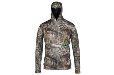 Image of Habit Piedmont Point Reversible Hooded Performance Layer - Mens, Realtree Edge/Black, Small, PT1424-941-S