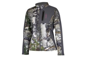 Image of Habit Softshell Pro Jacket - Women's, Mossy Oak Mountain Country / Magnet, Medium SS1058-F17-M-1-6-WM-812
