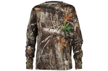 Image of Habit Youth Doss Cabin Long Sleeve Camo Tee - Kids, Realtree Edge, Large, PT1390-922-YL