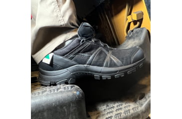 Image of HAIX 42.1 Low Black Eagle Safety Boot, 8.5US, Wide, Black, 8.5, 610013W-8.5