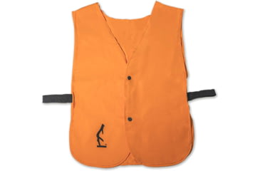 Image of HALF RACK Premium Hunter Orange Safety Vest, Orange, Medium, HR1500