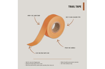 Image of HALF RACK Trail Tape, Orange, Small, HR1430